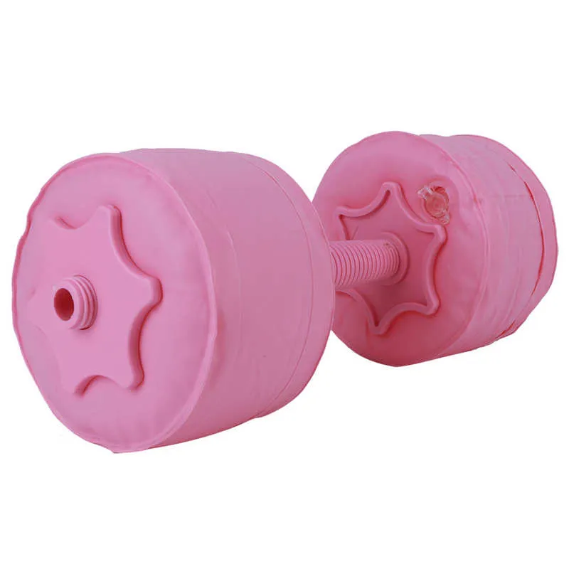 1 Pair 6kg Water‑filled Dumbbell Woman Fitness Training