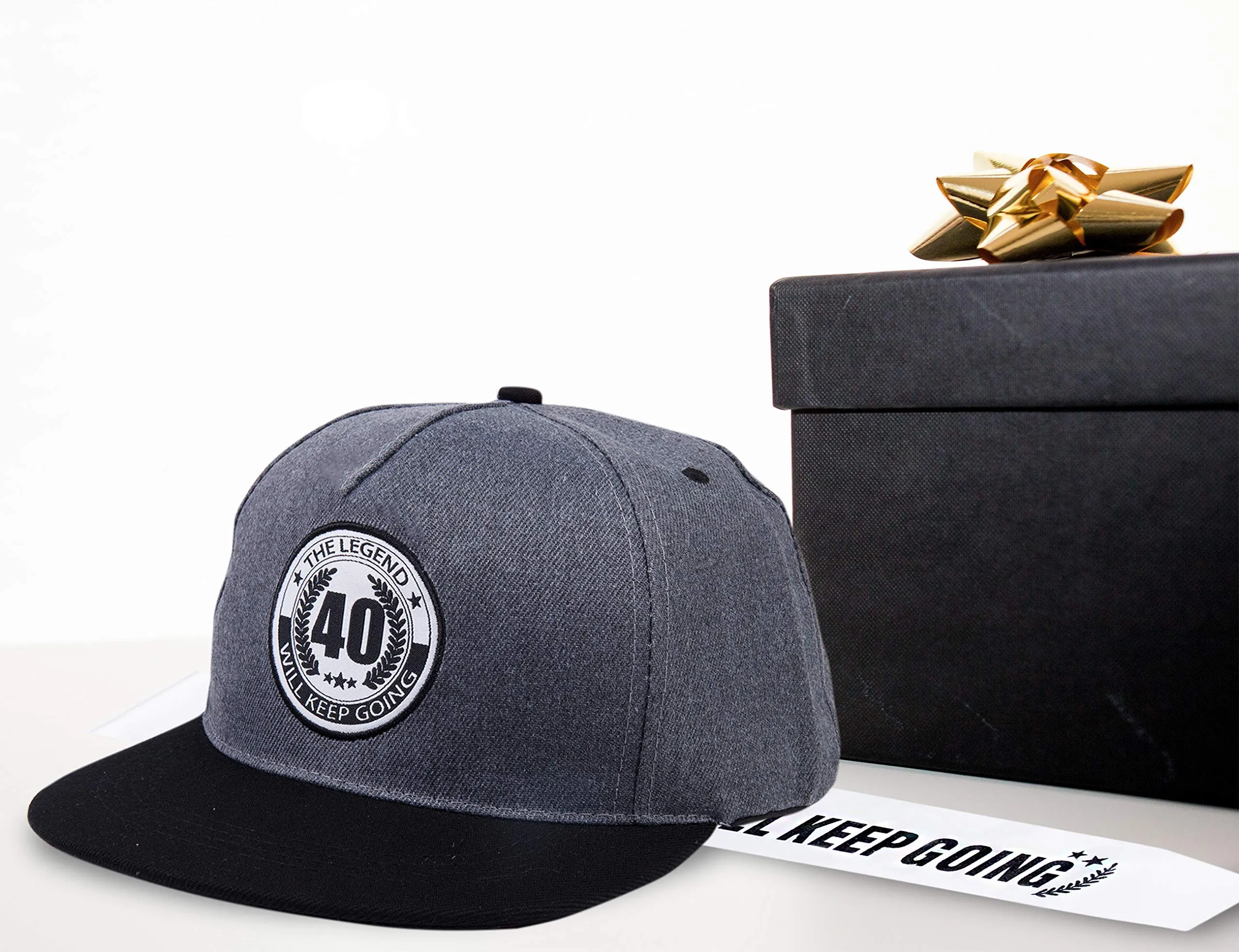 40th Birthday Hats for Men, 40th Birthday Baseball Cap and Sash, 40 Birthday Hat for Him