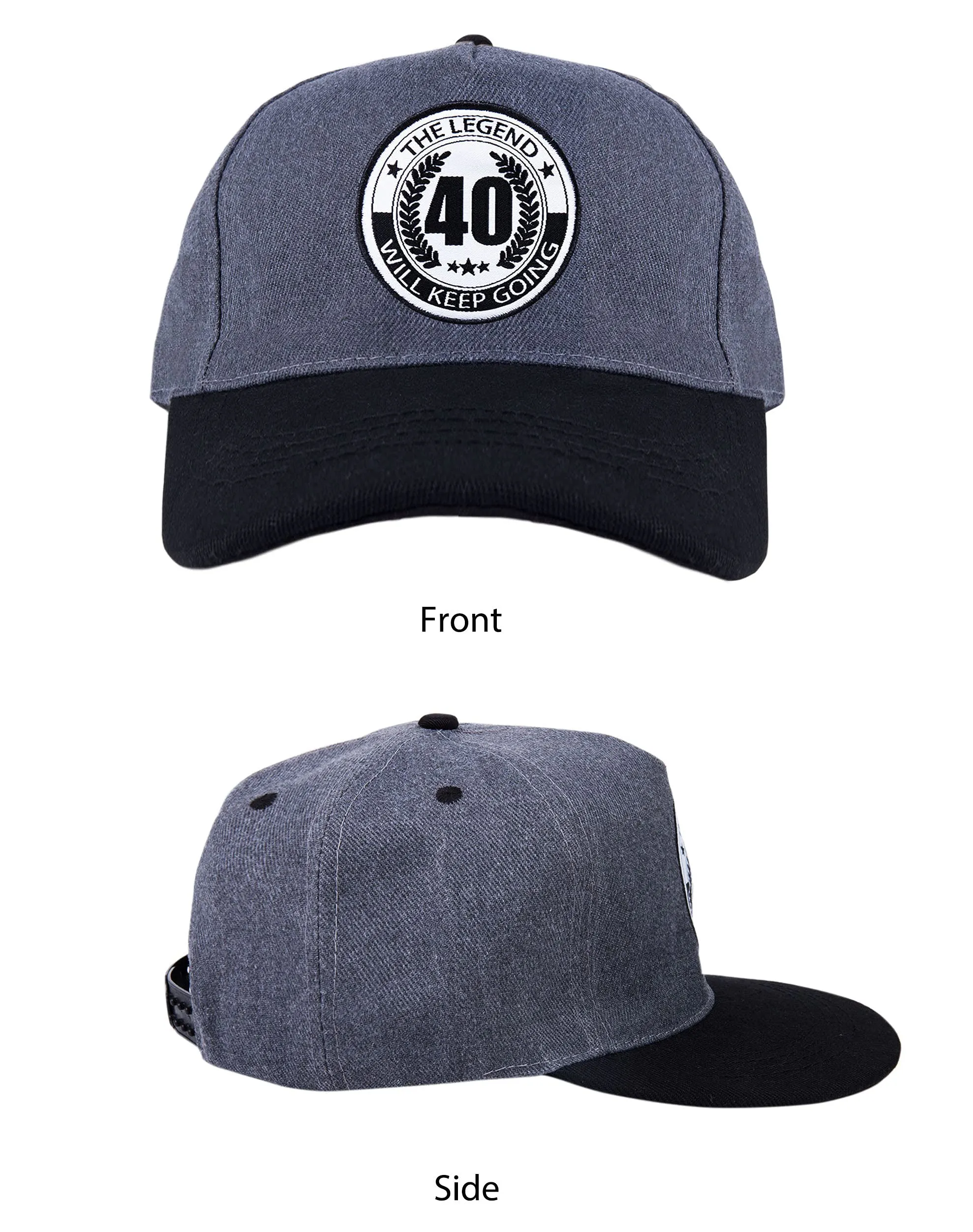 40th Birthday Hats for Men, 40th Birthday Baseball Cap and Sash, 40 Birthday Hat for Him