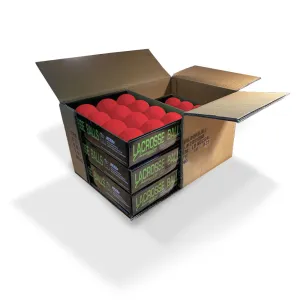 60 Red Lacrosse Balls