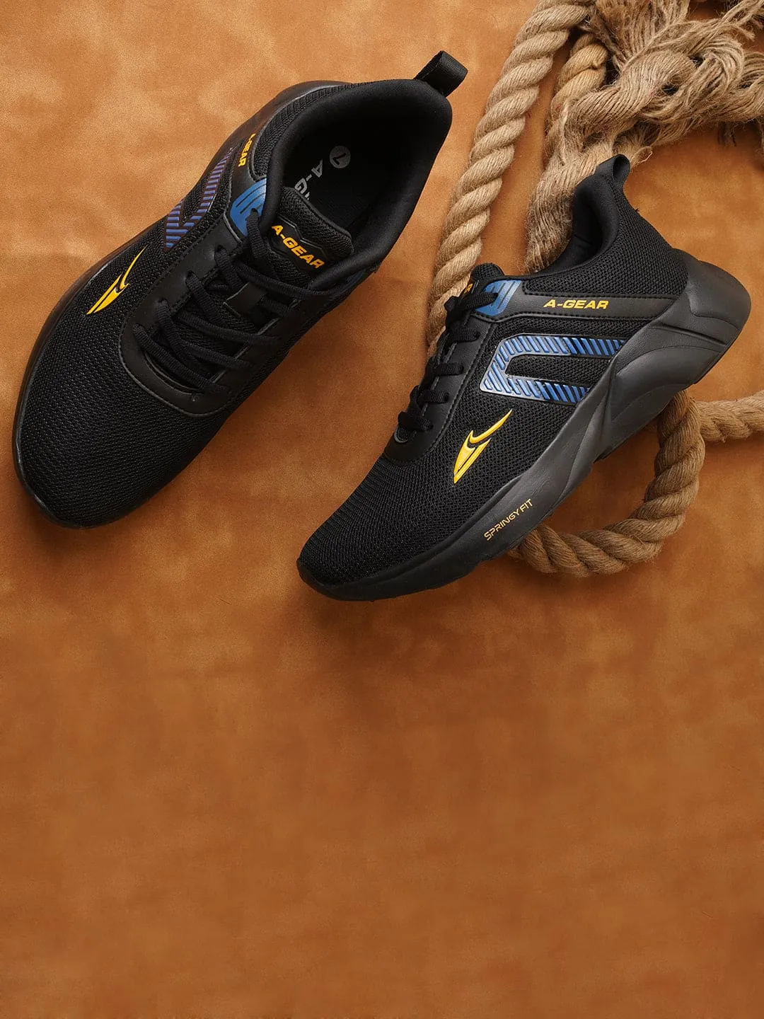 AGR-007 Black Men's Sports Shoes