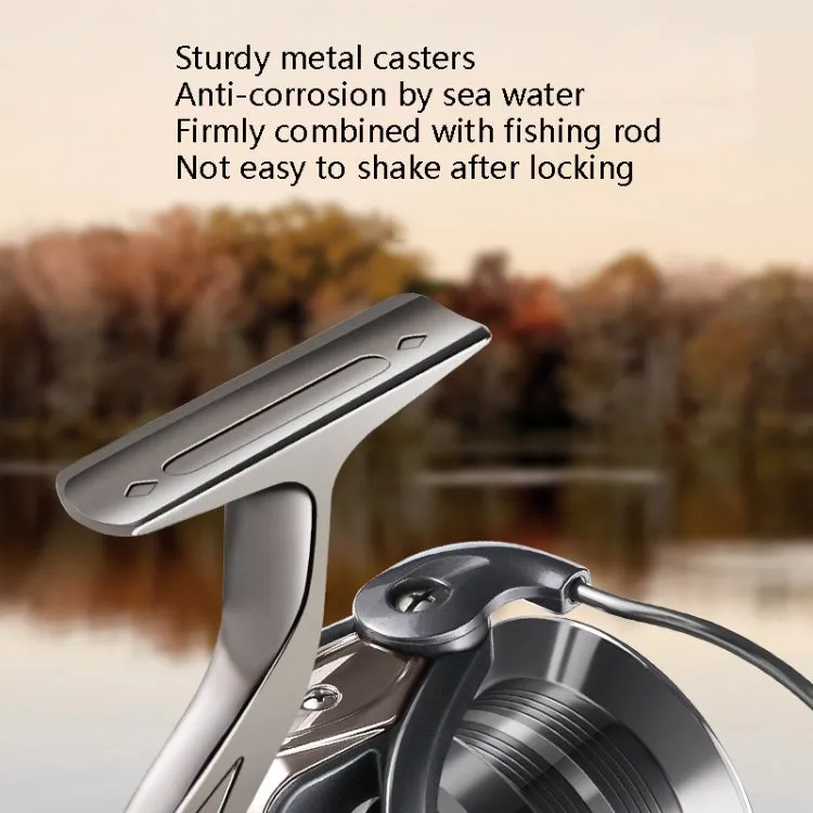 All-Metal Non-Gap Far Casting Wheel Spin Wheel Oblique Anchor Fish Wheel, Specification: DS8000