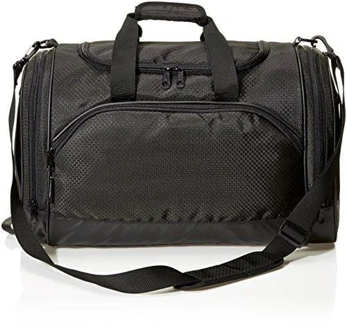 AmazonBasics Sports Duffel - Medium, Black