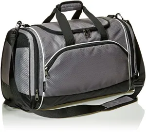 Amazonbasics Sports Duffel - Medium, Grey