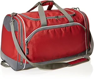 Amazonbasics Sports Duffel - Medium, Red Amazonbasics Sports Duffel - Medium, Red