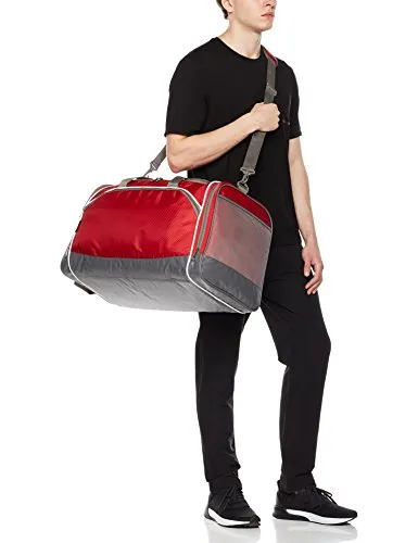 Amazonbasics Sports Duffel - Medium, Red