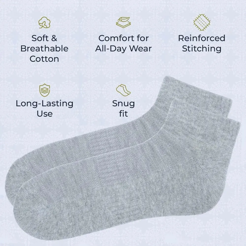Ankle Socks for Men|Sneaker Socks Breathable Socks for Loafers|Athletic Running Socks Gym Everyday Sock|6 Pairs