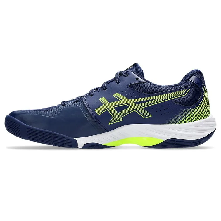 Asics Blade FF Men's Blue Expanse & Safety Yellow Indoor Court Shoes