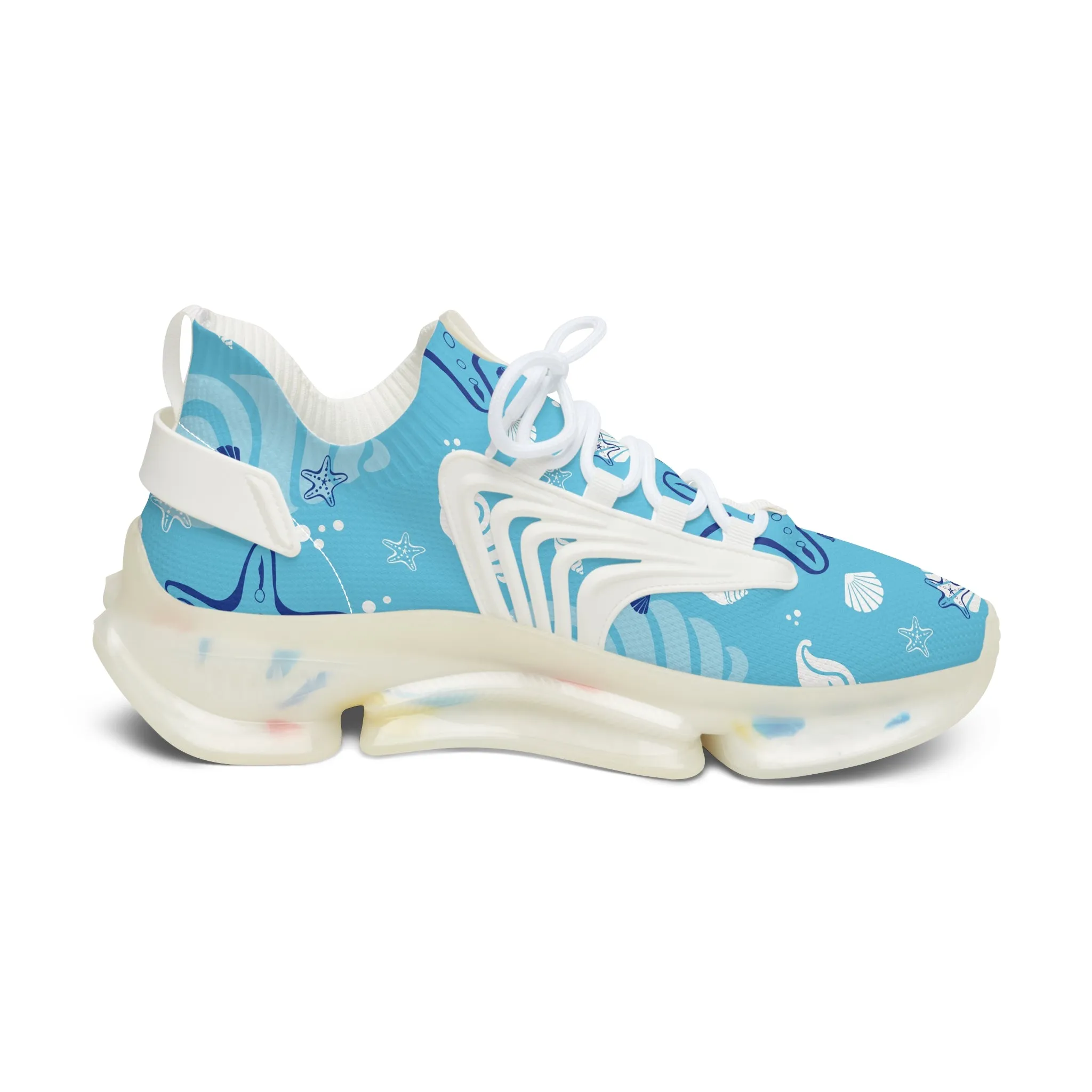 Beach Shells and Starfish Women's Mesh Sneakers