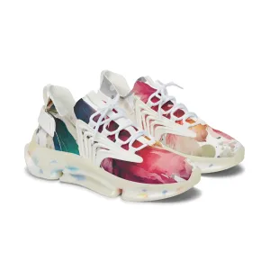 Beautiful Flowers Women's Mesh Sneakers