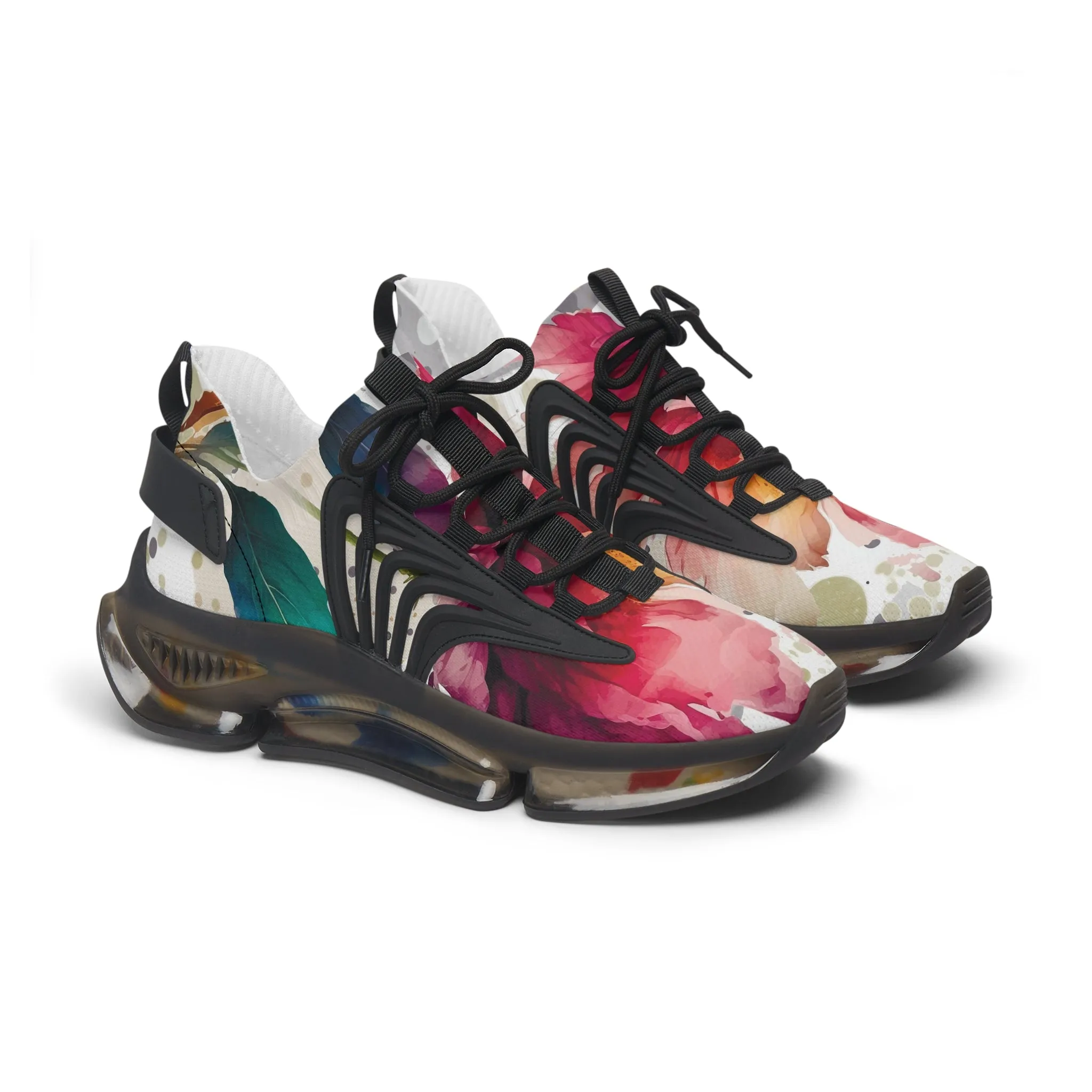 Beautiful Flowers Women's Mesh Sneakers
