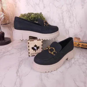 Black Casual Platform Shoes