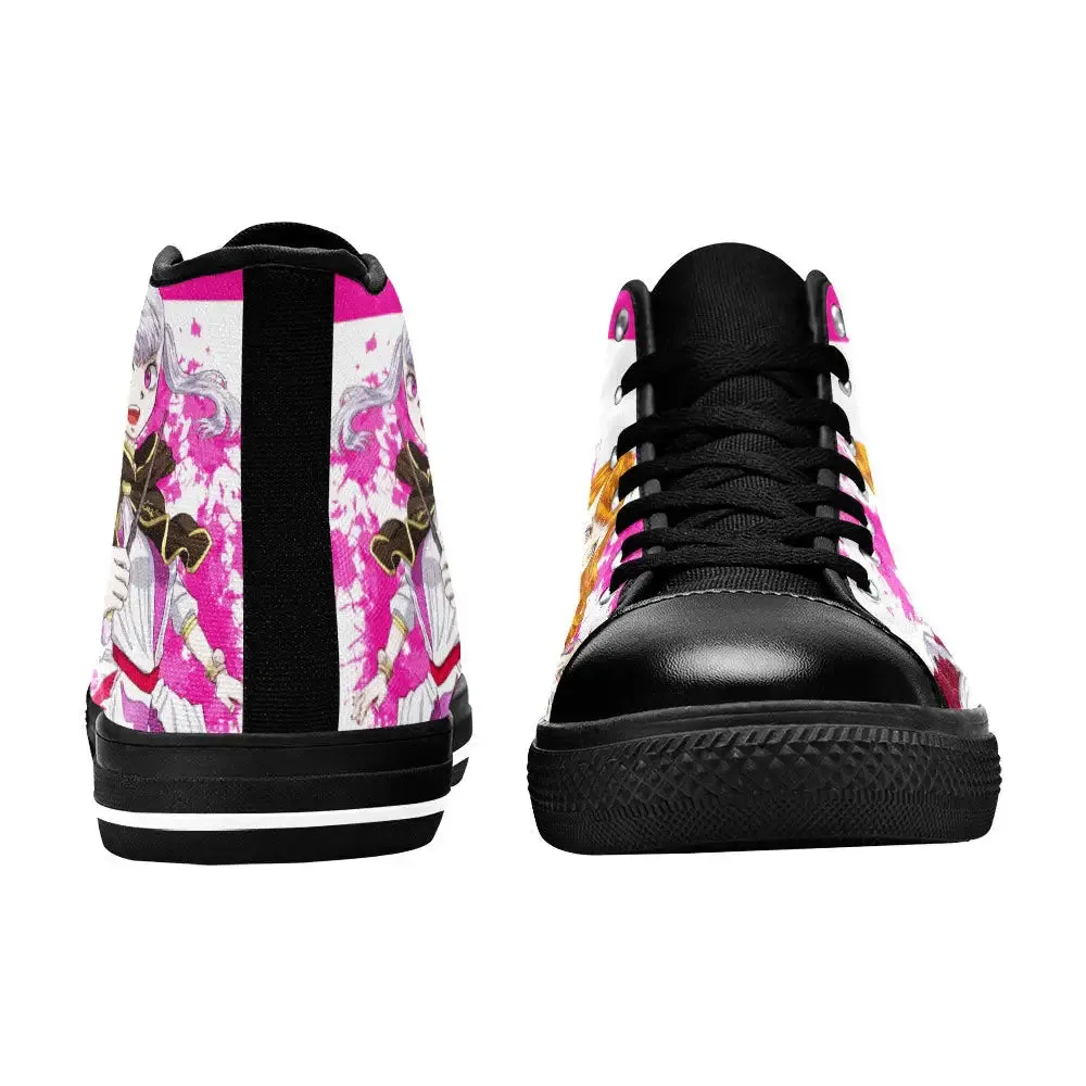 Black Clover Mimosa Noelle Shoes High Tops Sneakers for Kids and Adults