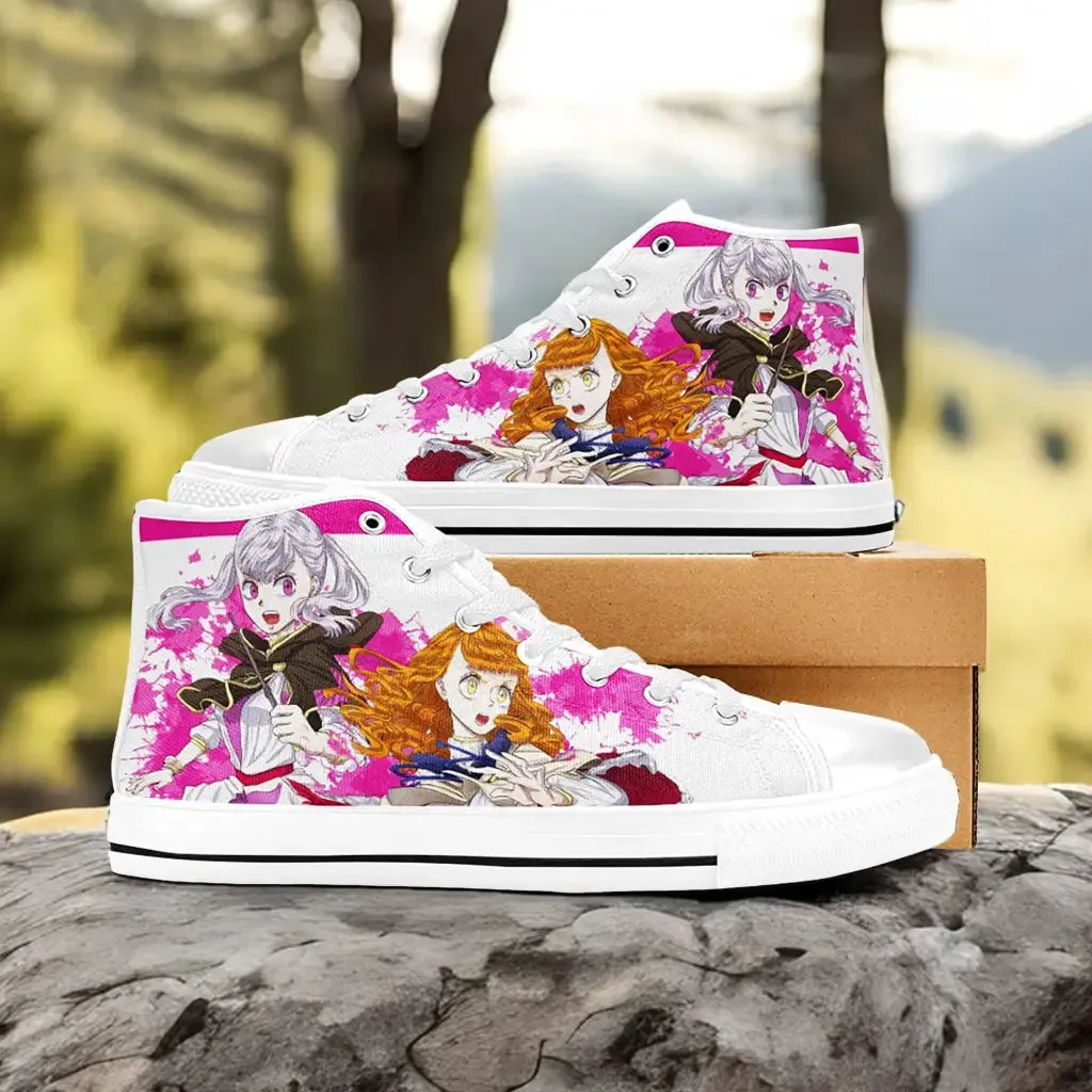 Black Clover Mimosa Noelle Shoes High Tops Sneakers for Kids and Adults