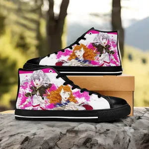 Black Clover Mimosa Noelle Shoes High Tops Sneakers for Kids and Adults