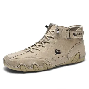 Bootara Men’s Octopus High-Top Microfiber with Fleece Lining Martin Boots