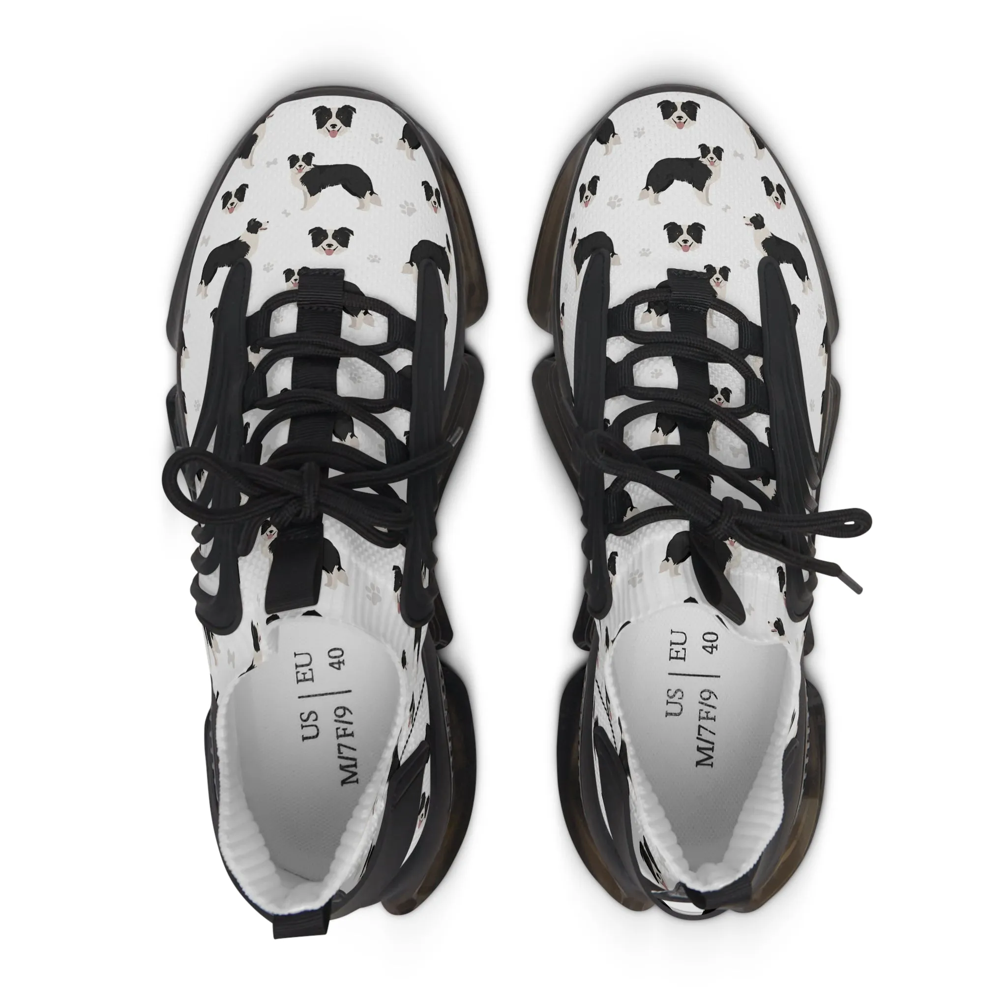 Border Collie Dogs Mesh Sneakers
