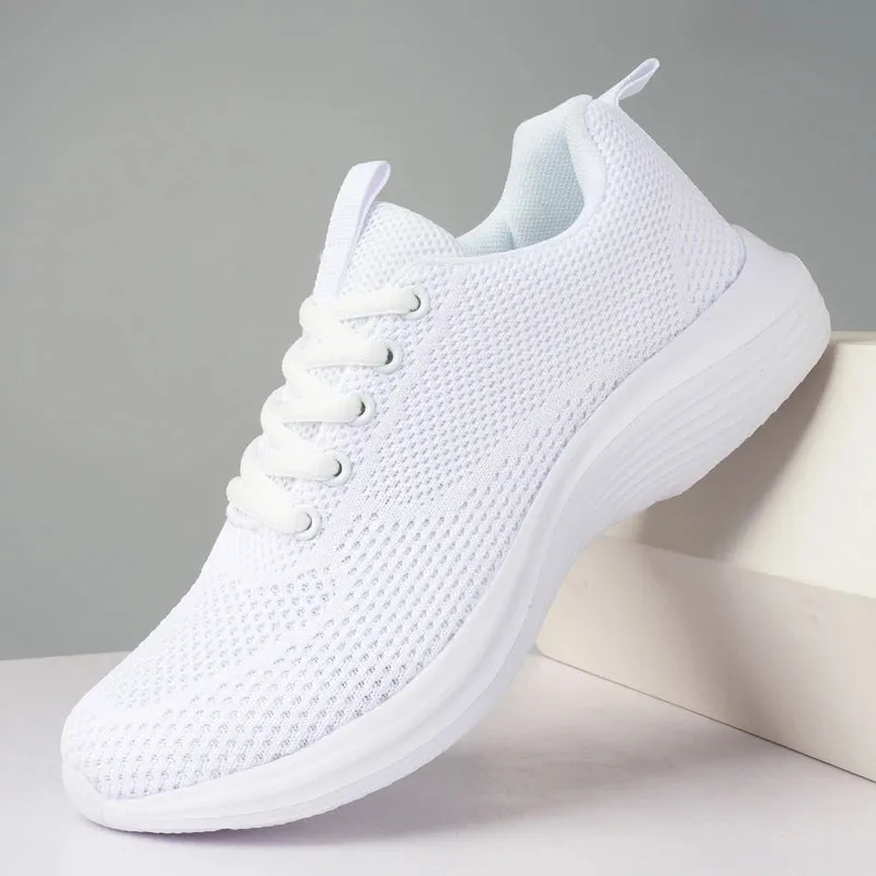 Breathable Mesh Women's Sports Shoes - Casual & Comfortable Sneakers