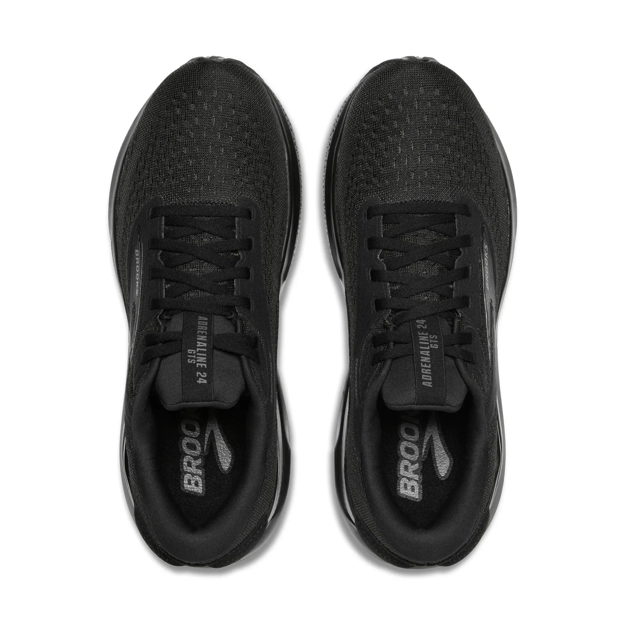 Brooks Mens Trainer Adrenaline GTS 24 Wide Black/Black/Ebony