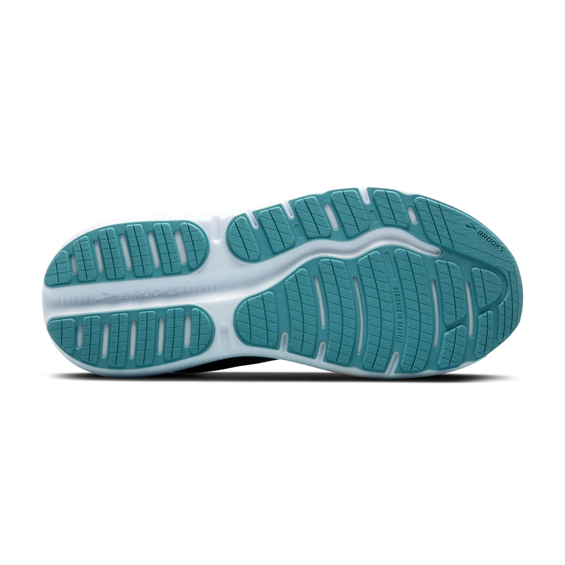 Brooks Mens Trainer Ghost Max 2 Moroccan Blue/Aqua/Orange Pop