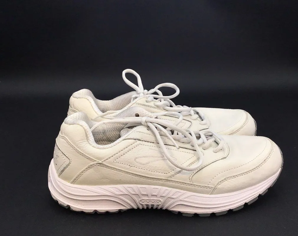 Brooks Women's Dyad Walker 6200471B111 White Athletic Shoes - Size 9.5B