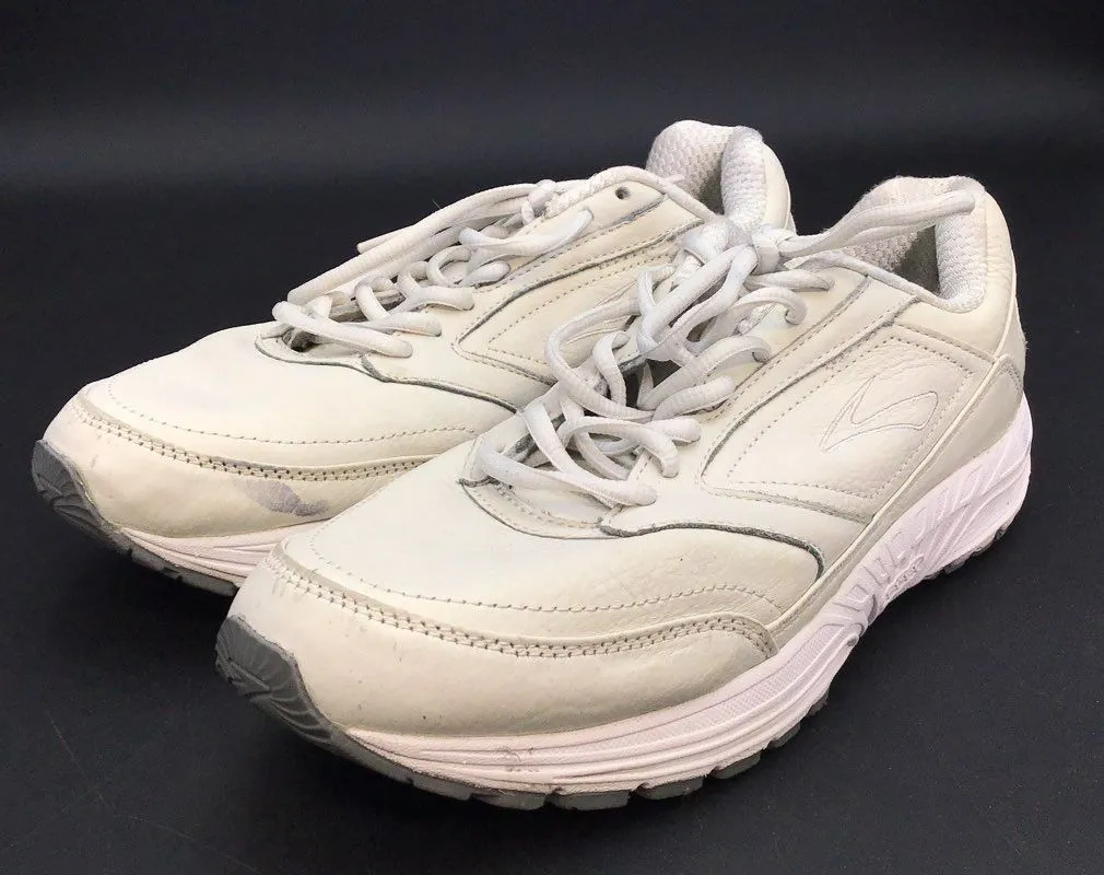Brooks Women's Dyad Walker 6200471B111 White Athletic Shoes - Size 9.5B