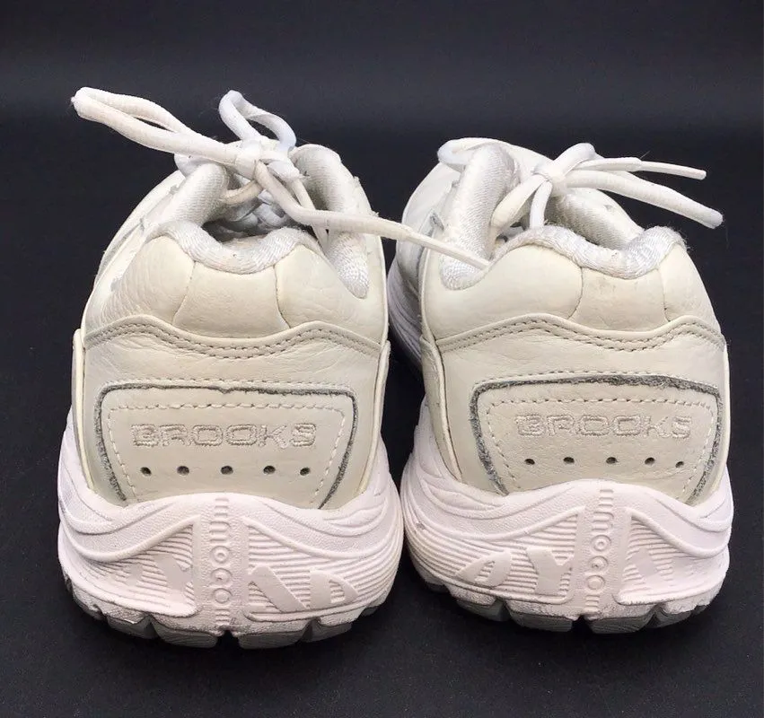 Brooks Women's Dyad Walker 6200471B111 White Athletic Shoes - Size 9.5B