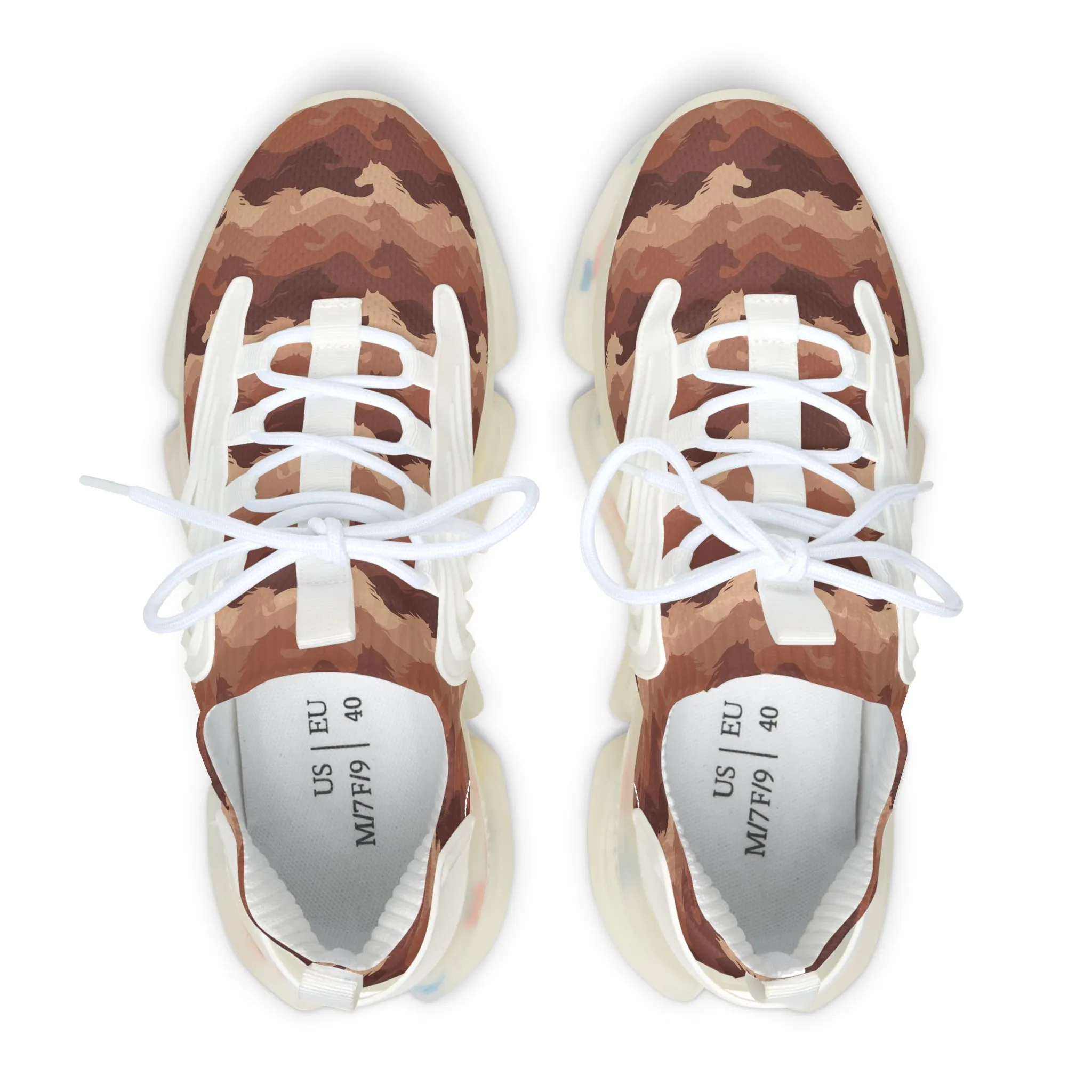 Brown Horses Women's Mesh Sneakers