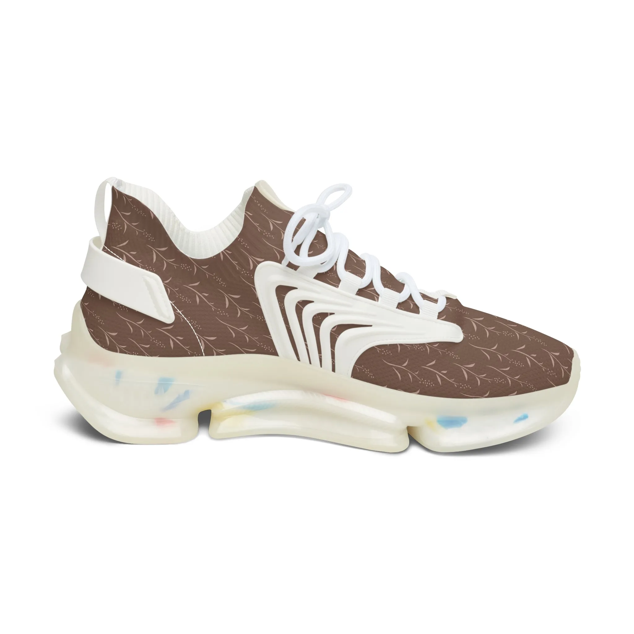 Brown Wheat Women's Mesh Sneakers