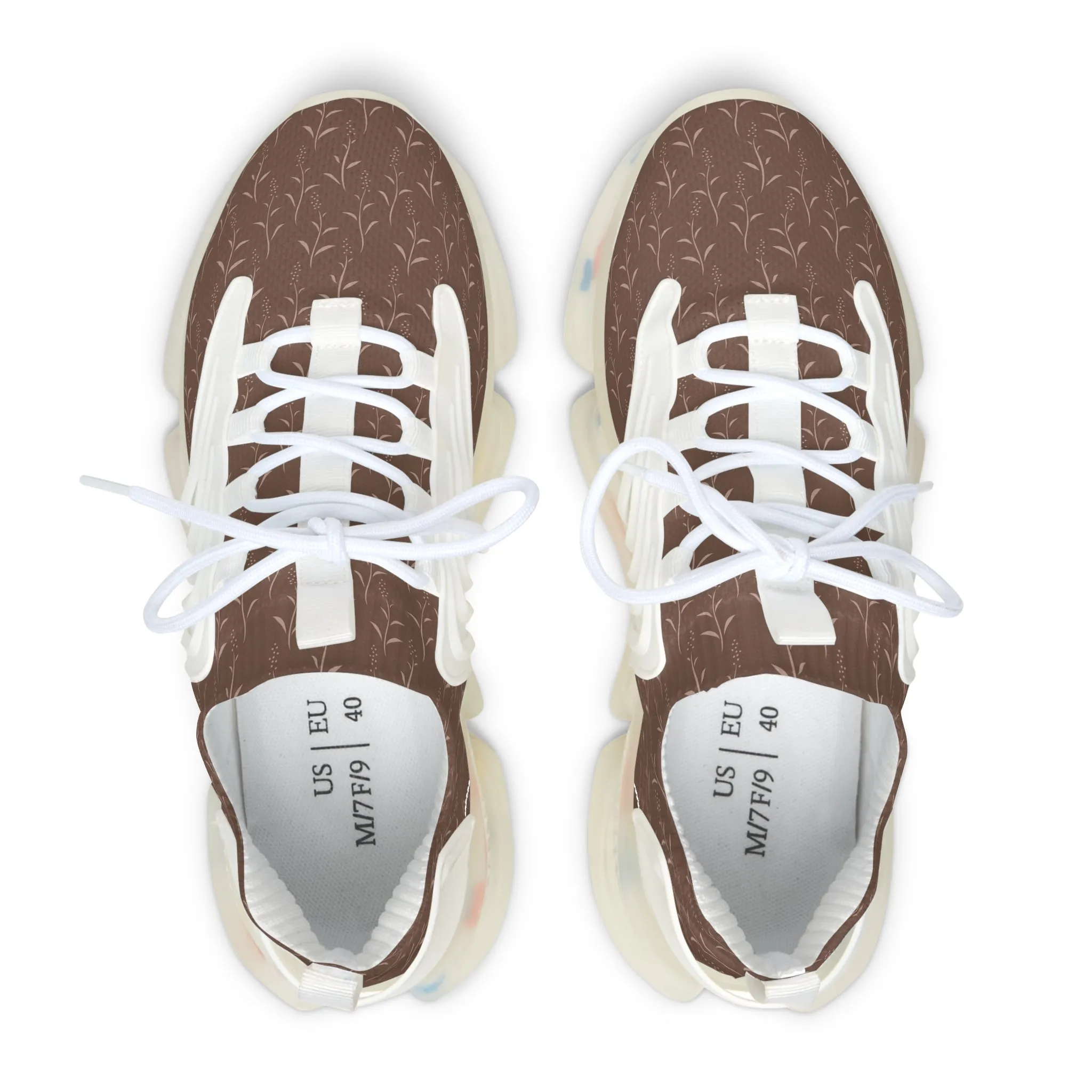 Brown Wheat Women's Mesh Sneakers