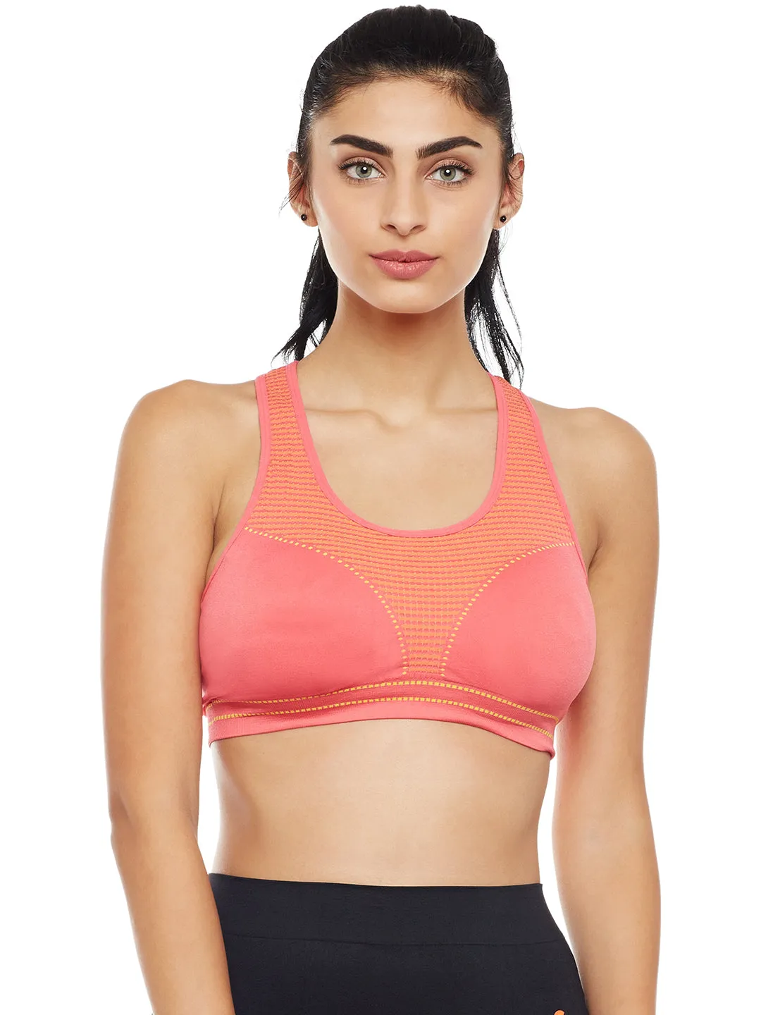 C9 Airwear Active Sports Bra with pads for Women - Pink