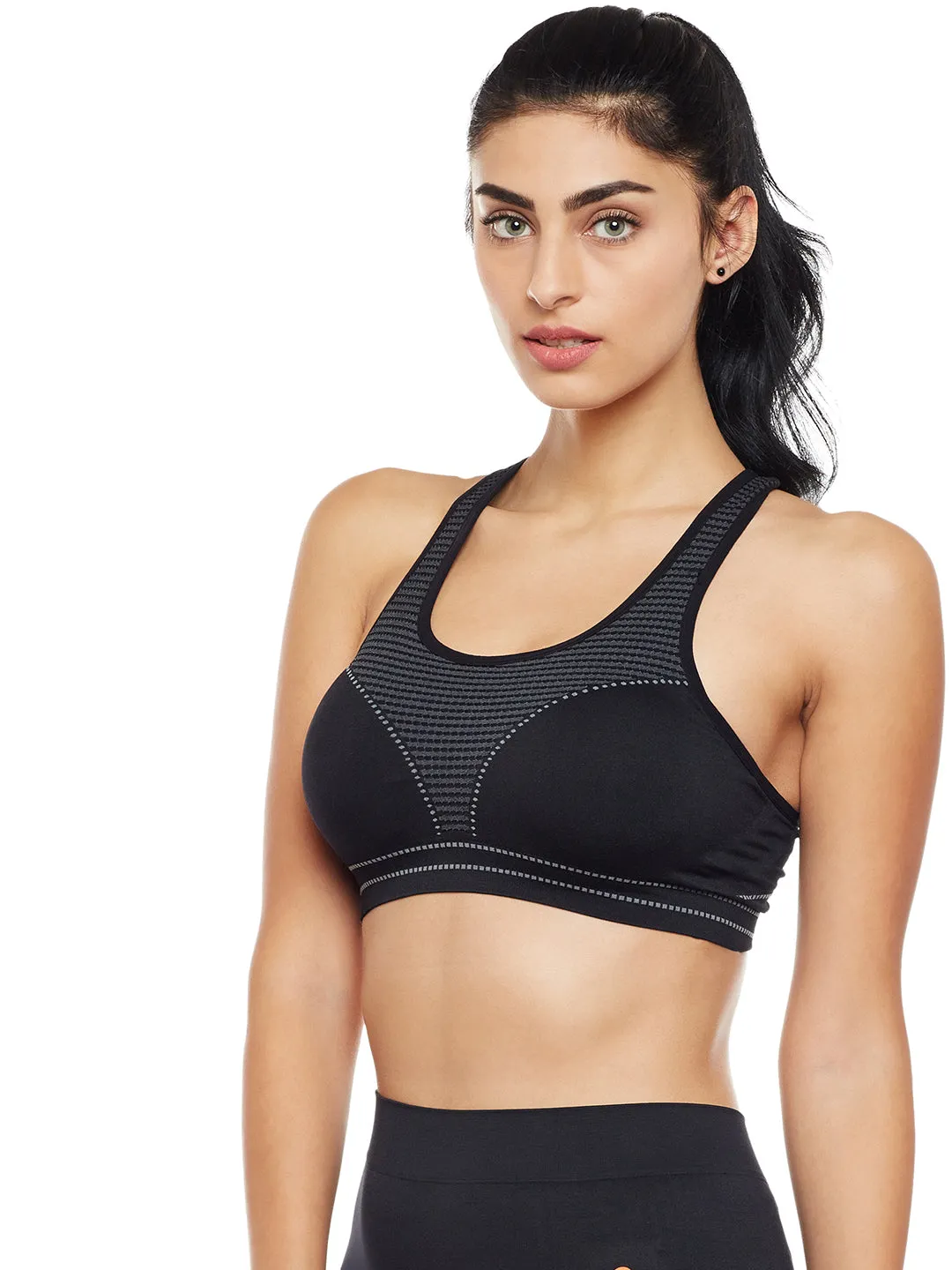 C9 Airwear Active Sports Bra with pads for Women - Pink