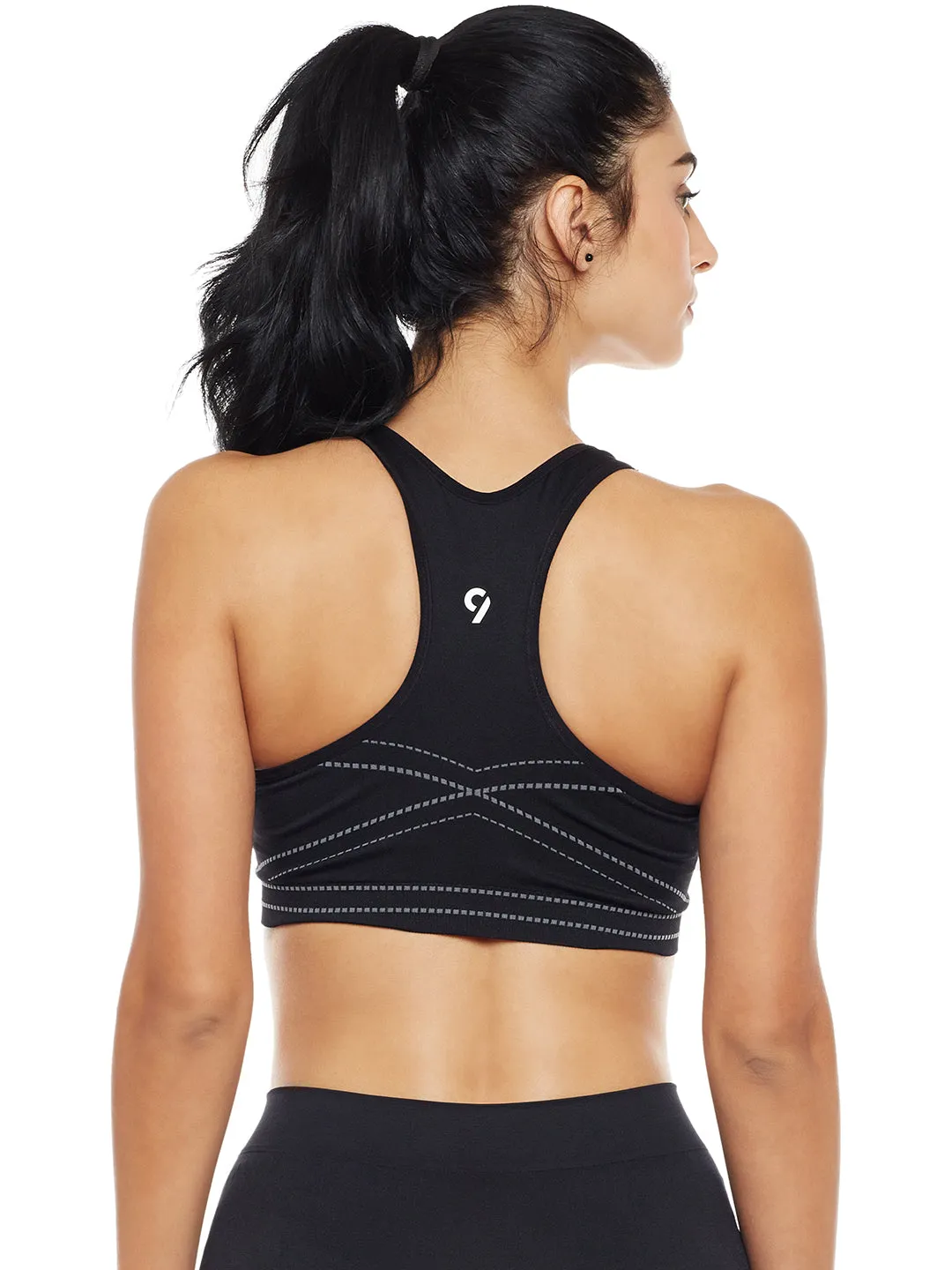 C9 Airwear Active Sports Bra with pads for Women - Pink