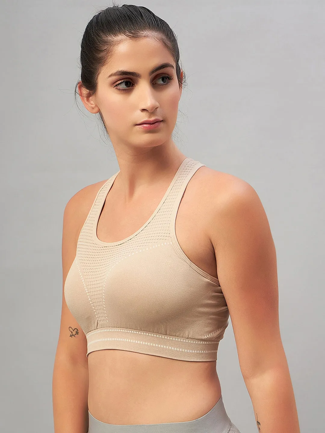 C9 Airwear Active Sports Bra with pads for Women - Pink