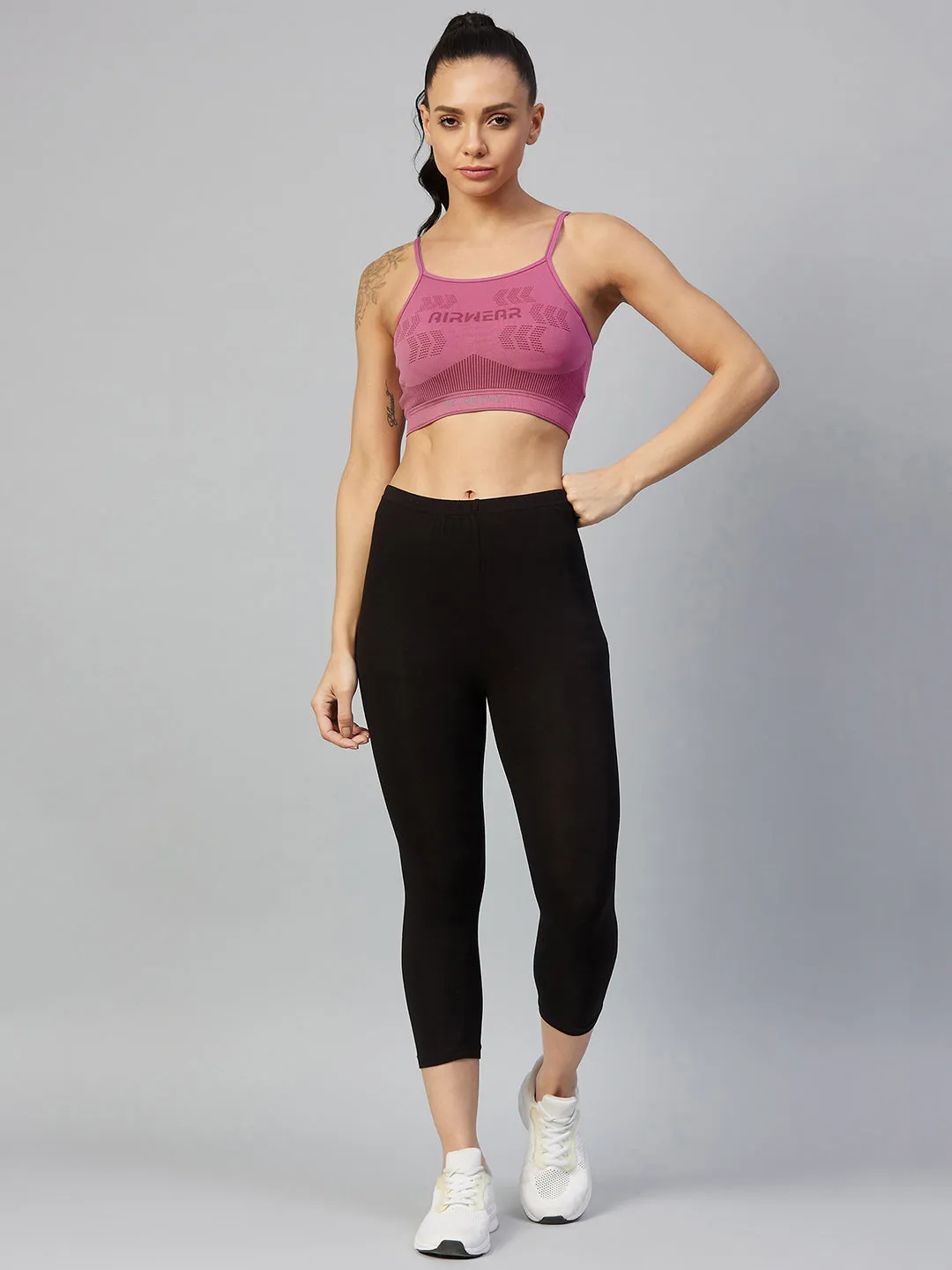 C9 Airwear Seamless Women Regular Back Sports Bra - Dark Green