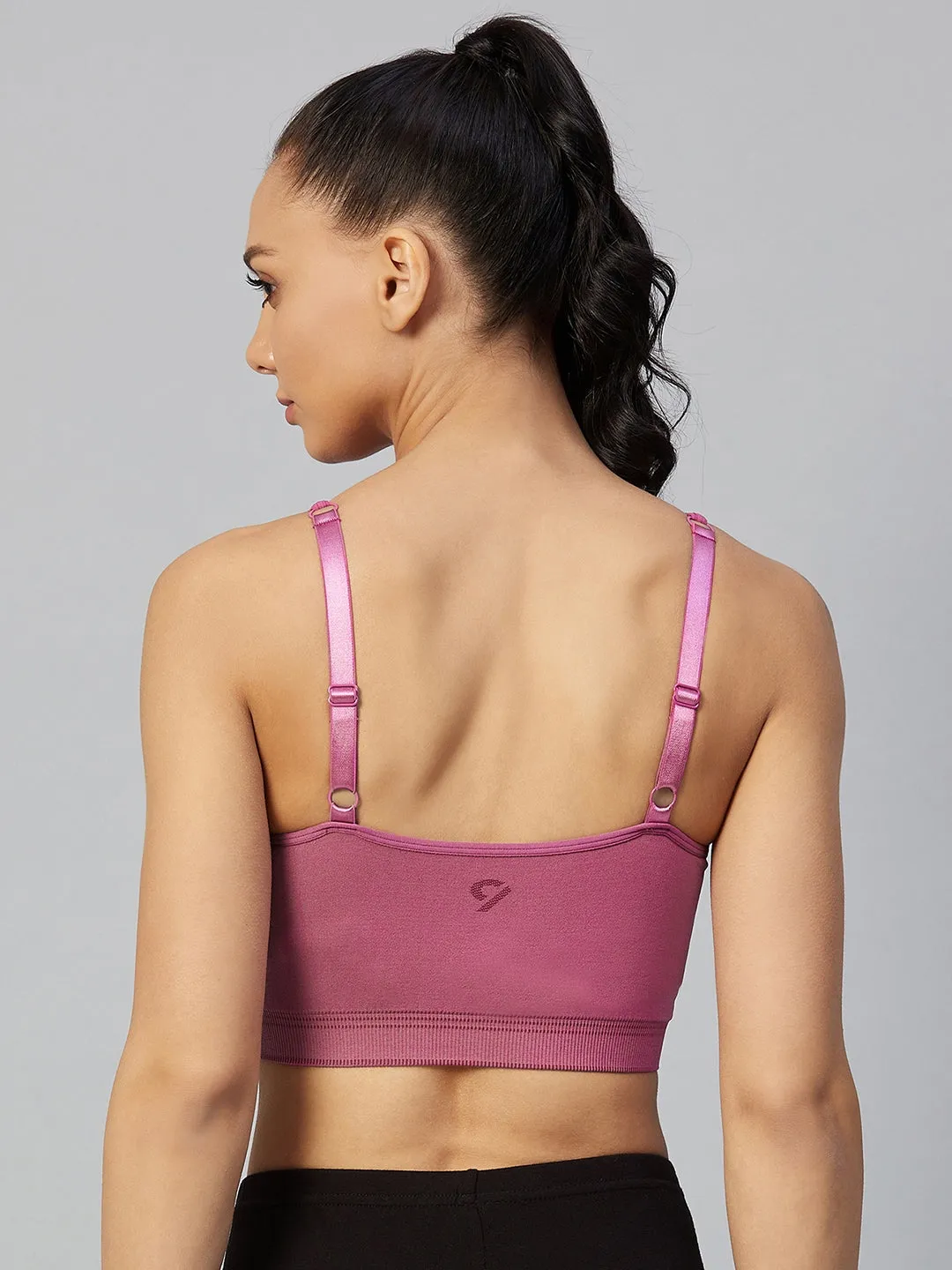 C9 Airwear Seamless Women Regular Back Sports Bra - Dark Green