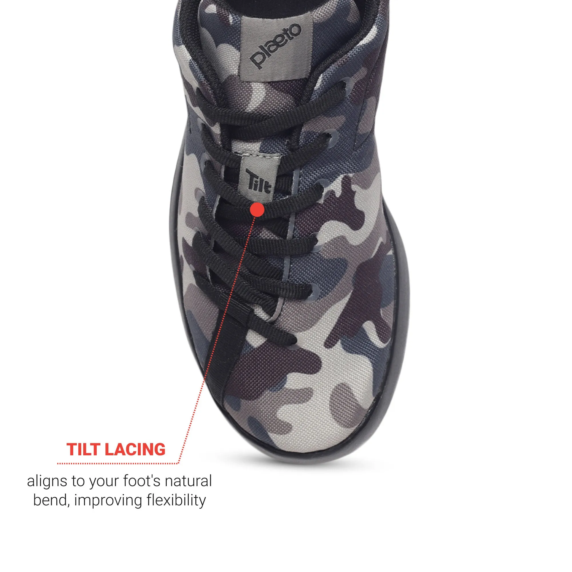 Camo Men's Sports Shoes - Blue / Grey