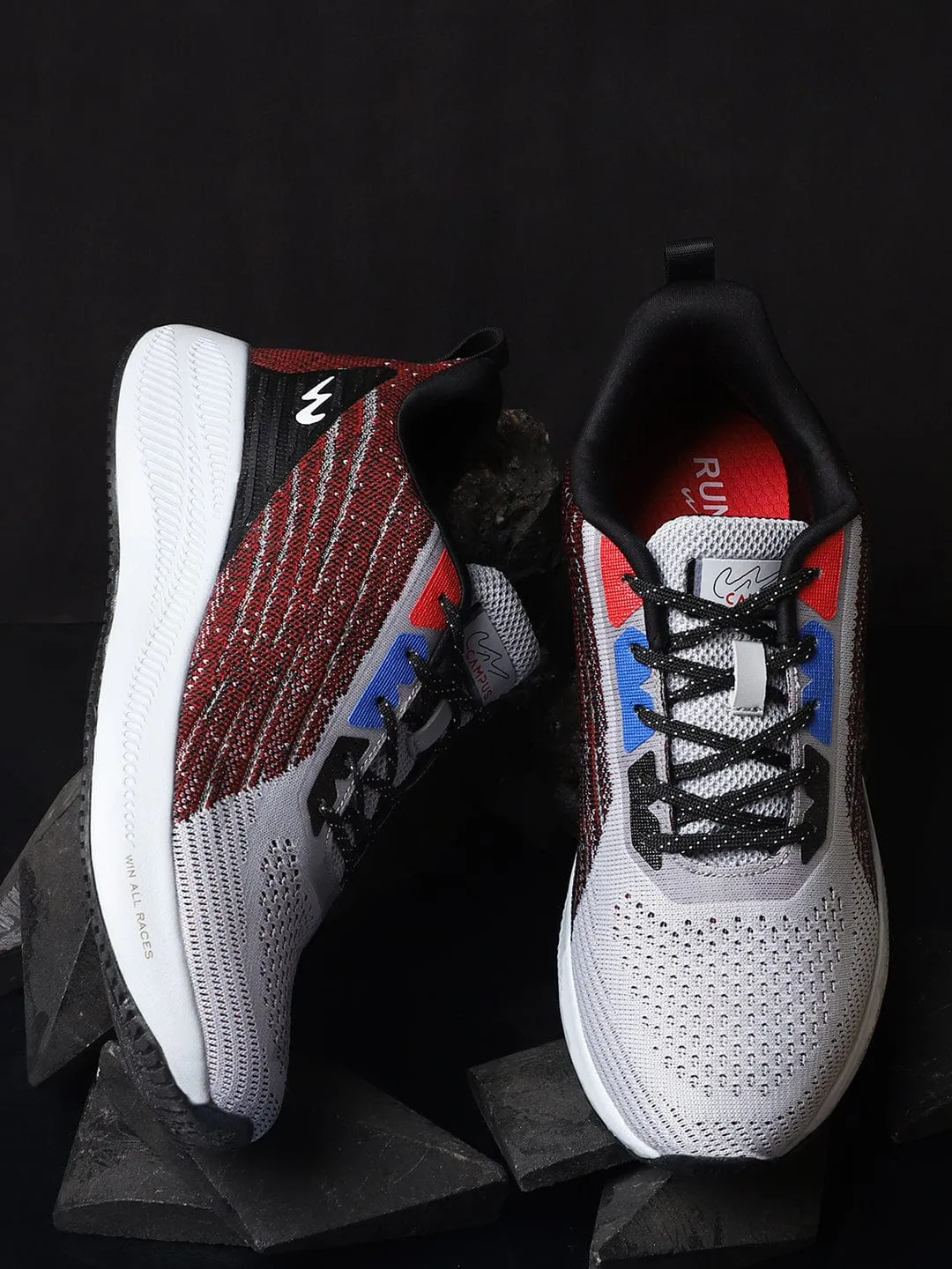 CAMP JASPER Grey Men's Running Shoes