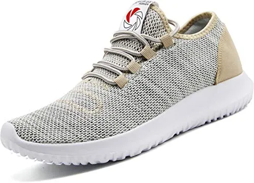 CAMVAVSR Running Shoes for Men Fashion Tennis Shoes Men's Sneakers Slip on Lightweight Casual Workout Walking Shoes for Men Gold Size 11 Home Treadmill Shoes Nurse Work Outdoor Cross Flat Shoes