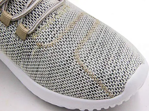 CAMVAVSR Running Shoes for Men Fashion Tennis Shoes Men's Sneakers Slip on Lightweight Casual Workout Walking Shoes for Men Gold Size 11 Home Treadmill Shoes Nurse Work Outdoor Cross Flat Shoes