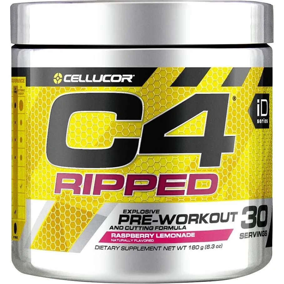Cellucor C4 Ripped, Raspberry Lemonade, 30