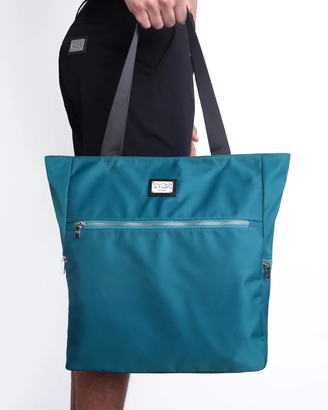 CHIC TEAL - Poolside Tote Bag Foldable/Portable | DC2
