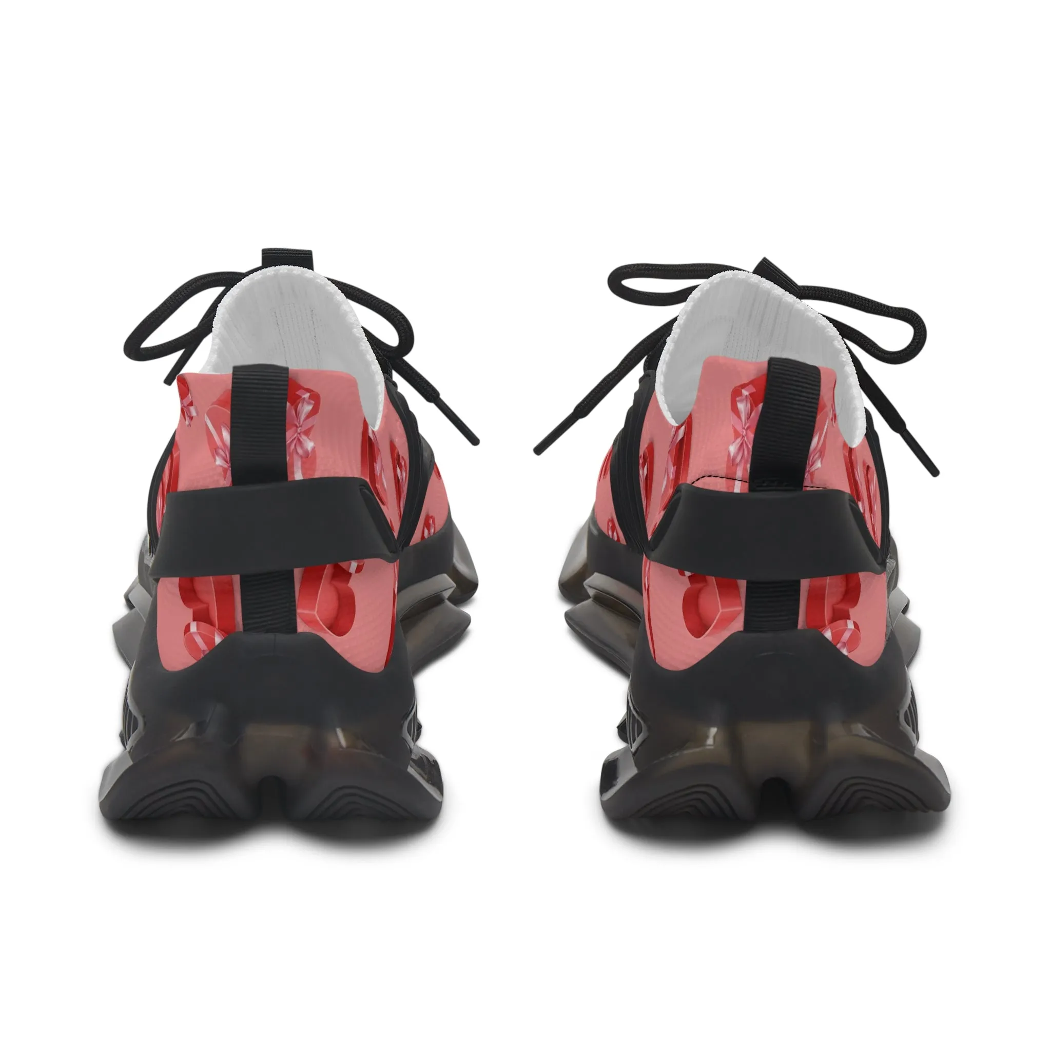 Chocolate Heart Boxes Women's Mesh Sneakers