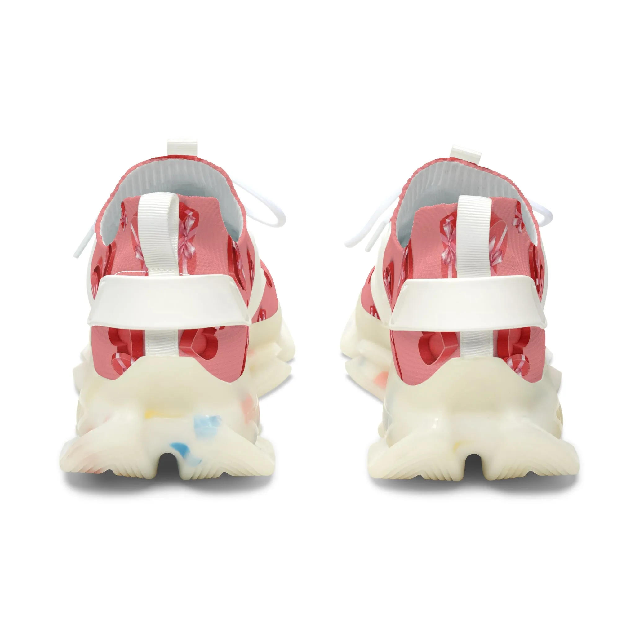 Chocolate Heart Boxes Women's Mesh Sneakers