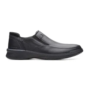 Clarks Donaway Step - Sandals - Black Leather - 261614808 - H Width (Wide Fit)
