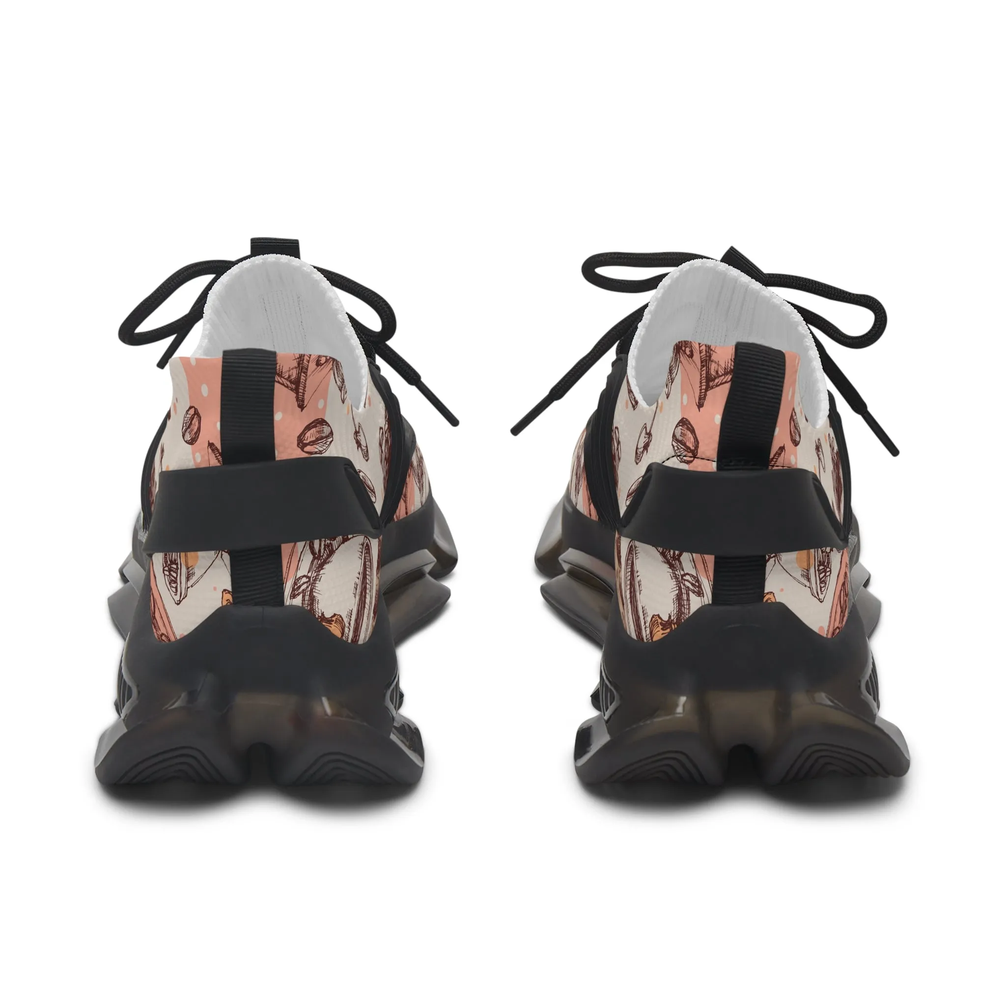 Coffee Cups Women's Mesh Sneakers