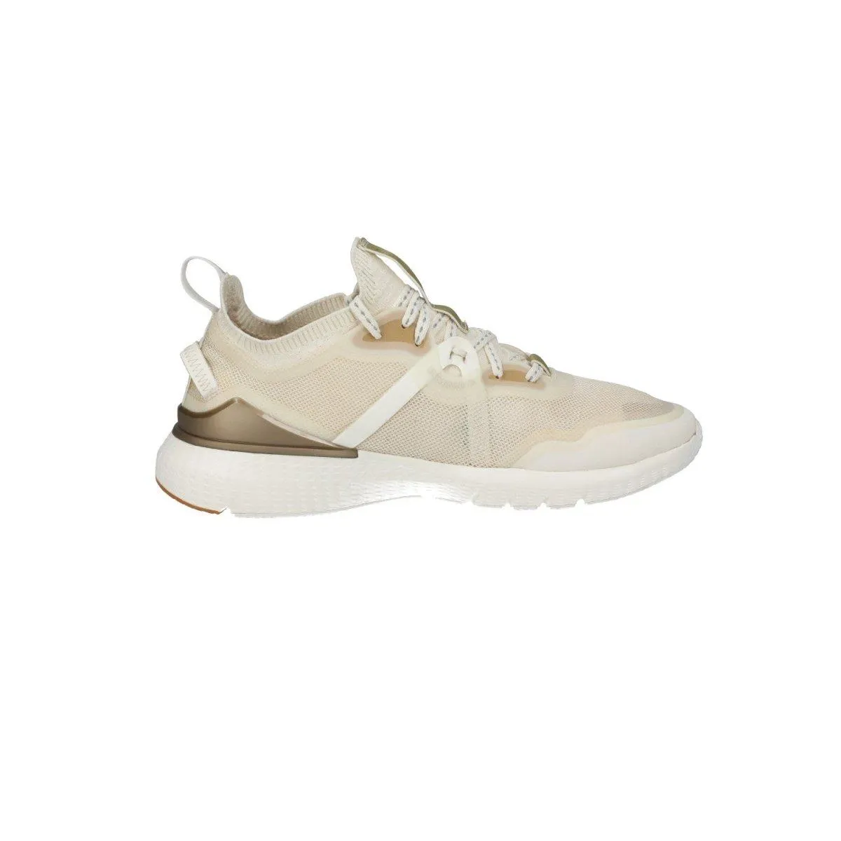 Cole Haan Zerogrand Overtake Runner Sport Shoes Fabric Beige Colour For Women