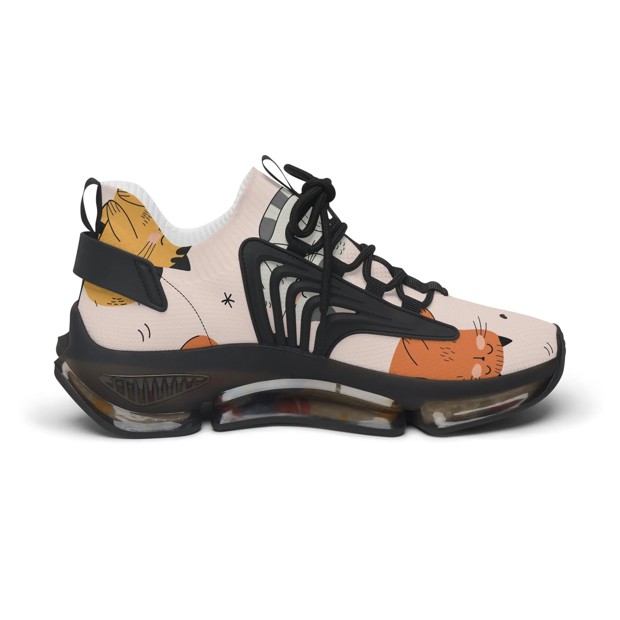 Colored Cats Women's Mesh Sneakers