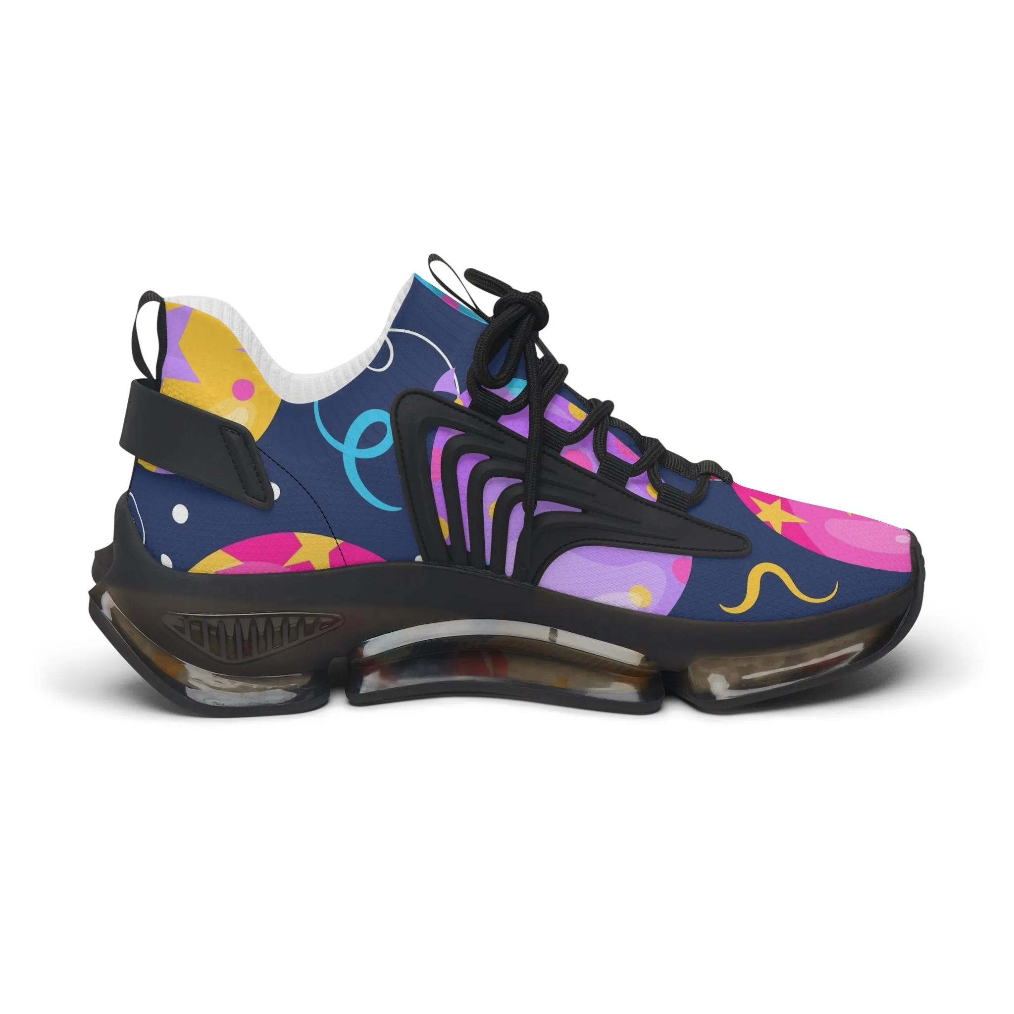 Colorful Balloons Women's Mesh Sneakers
