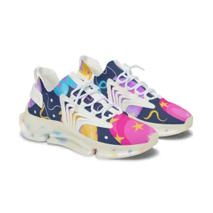 Colorful Balloons Women's Mesh Sneakers